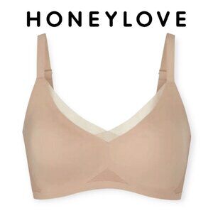 Honeylove Crossover Bra Sand 32B/C Wireless Support